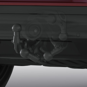 Izvlečna vlečna kljuka, vključno s kabli